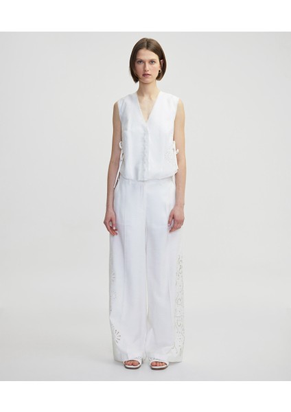 Yandan Bağlamalı Nakışlı Yelek IS1250007028002 fırsatları