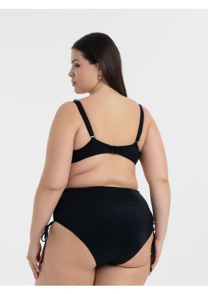 Aquaviva Kadın Büyük Beden Siyah Leopar Desen Daniela Balen Destekli Bikini Takımı indirimleri