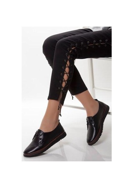 Hakiki Deri Günlük Kadın Ayakkabı TRC73-4101