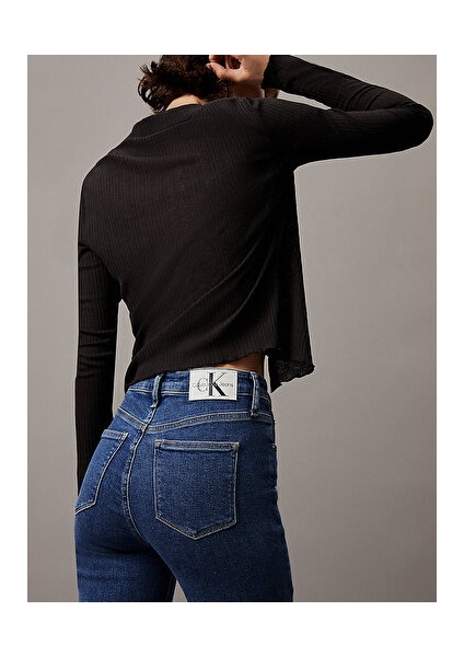 Kadın Yüksek Bel Skinny Jean Pantolon modelleri