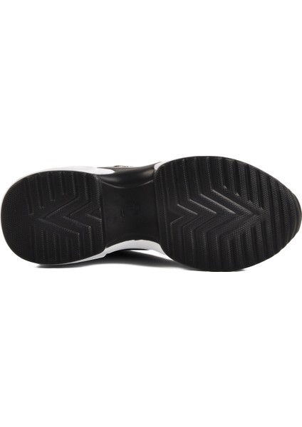 Siyah Yüksek Taban Kadın Spor Ayakkabı Ayakmod 5016 Z