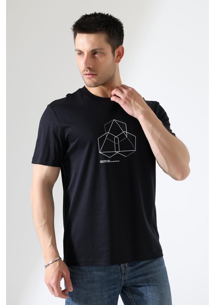 Bisiklet Yaka Kısa Kol, Baskılı T-Shirt modelleri
