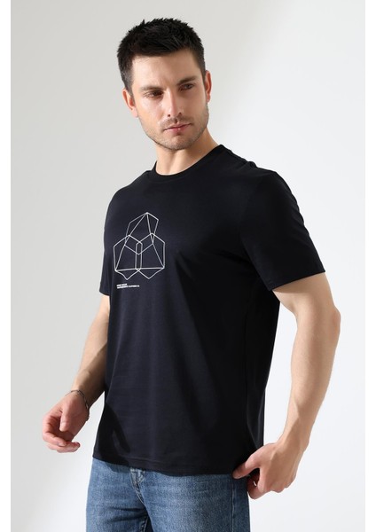 Bisiklet Yaka Kısa Kol, Baskılı T-Shirt indirimleri