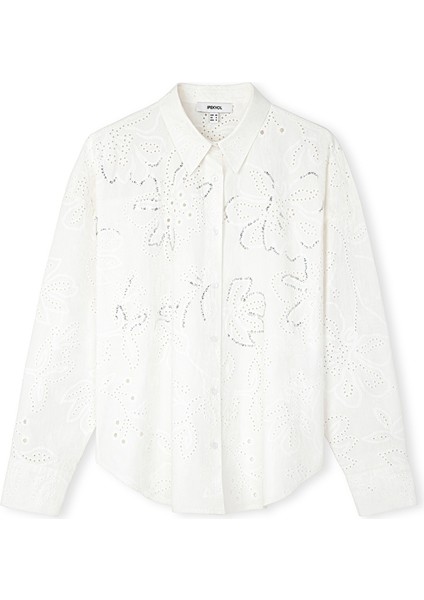 Payet Işlemeli Fisto Gömlek IS1250025235002 indirimleri