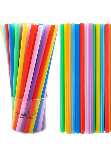 Tek Kullanımlık Renkli Frozen Pipet 50 adet/paket, Soğuk Sıcak Içecek Için
