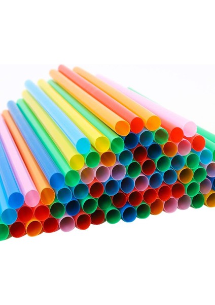 Tek Kullanımlık Renkli Frozen Pipet 50 adet/paket, Soğuk Sıcak Içecek Için