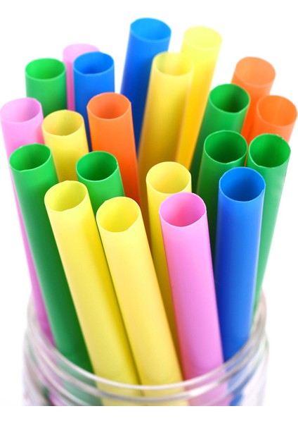 Tek Kullanımlık Renkli Frozen Pipet 50 adet/paket, Soğuk Sıcak Içecek Için