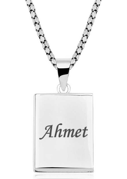 Gümüş Kişiye Özel Içi Açılabilen Cevşen Kolye