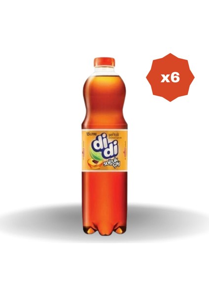 Şeftalili Soğuk Çay 1,5 Lt - (6 Adet)
