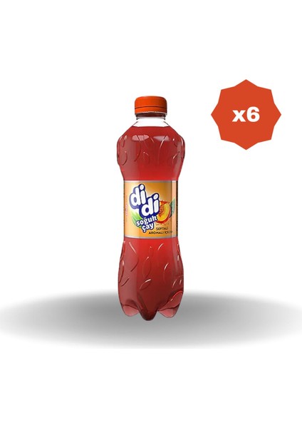Şeftalili Soğuk Çay 550 ml - (6 Adet)