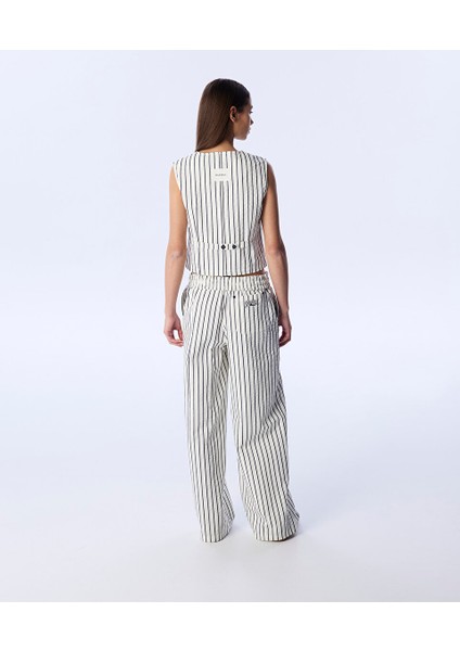 Çizgi Desen Pantolon TS1250003191018