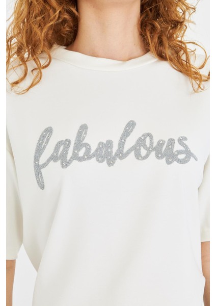 Taşlı Bambu T-Shirt
