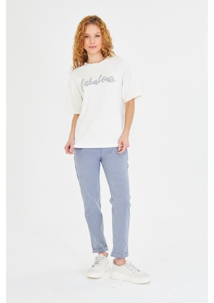 Taşlı Bambu T-Shirt