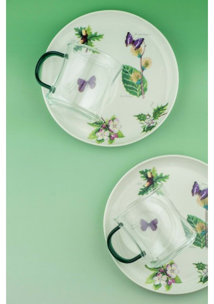 Green Botanik Iki Kişilik Çay Kupa Takımı fiyatları