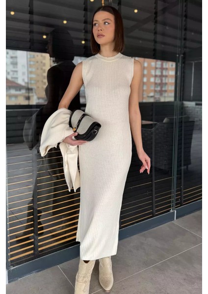 Kadın Inci ve Taş Işlemeli Triko Elbise Hırka Ikili Takım fiyatları