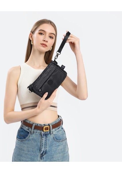 Minik Boy Krinkıl Kumaş Kadın Postacı Çantası Smart Bags 1191 fırsatları