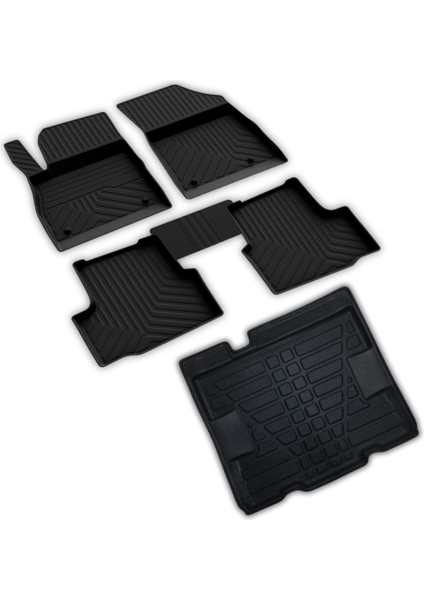 Opel Astra K Ferrous 4d Paspas ve Stepnesiz 3D Bagaj Havuzu 2015 2020