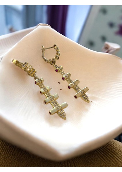 Kılıç Gold Küpe