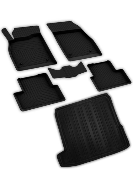 Opel Astra J Sports Tourer Ferrous 4d Paspas ve Kalın Stepneli 3D Bagaj Havuzu 2012 2015