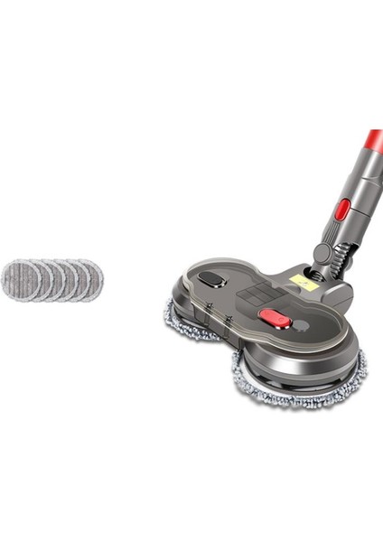 Dyson V7 V8 V10 V11 Parçaları Için 1 Takım Elektrikli Islak Kuru Paspas Başlığı (Yurt Dışından)