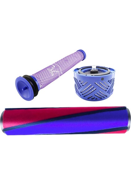 Dyson V6 Rolling Brush Için Rolling Brush Ön ve Arka Motor Hepa Filtresi (Yurt Dışından)