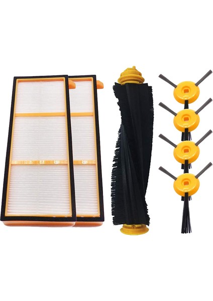 1 Ana Fırça + 2 Filtre + 4 Yan Fırça + 1 Temizleme Fırçası, Shark Ion Için (Yurt Dışından)