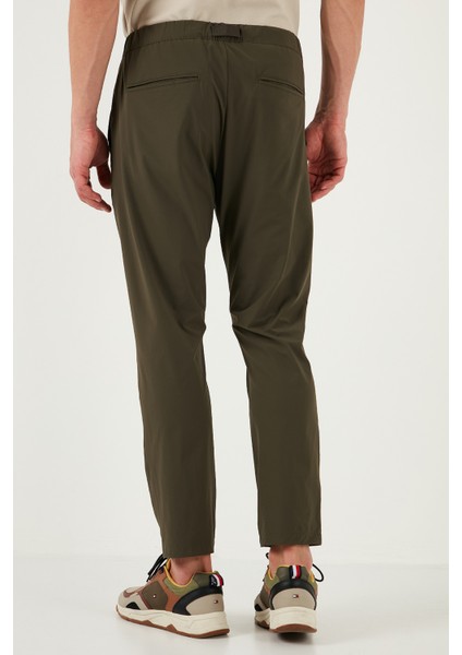Slim Fit Lastikli Bel Boru Paça Kemer Detaylı Pantolon Erkek PANTOLON 5543S86JMILANO