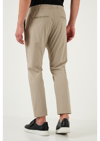 Slim Fit Lastikli Bel Boru Paça Kemer Detaylı Pantolon Erkek PANTOLON 5543S86JMILANO indirimleri