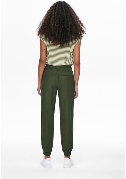Onlkelda Regular Fit Normal Bel Lastikli Paça Cepli Jogger Pantolon Bayan PANTOLON 15203946