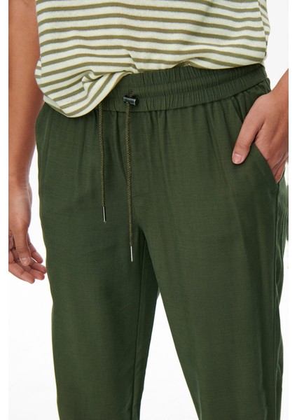 Onlkelda Regular Fit Normal Bel Lastikli Paça Cepli Jogger Pantolon Bayan PANTOLON 15203946