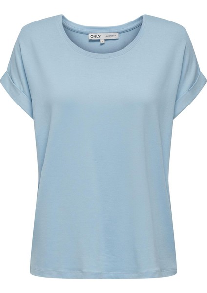 Regular Fit Bisiklet Yaka Onlmoster T Shirt Bayan T SHİRT 15106662
