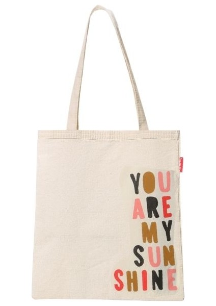 You Are My Sun Shine Baskılı Bez Çanta