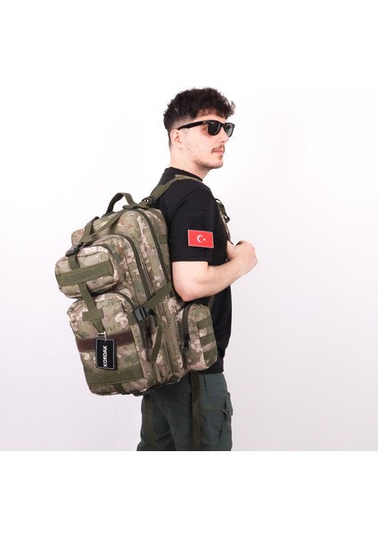 42 Lt Cırtlı Yan Cepli Tactical Sırt Çantası