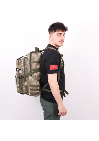 42 Lt Cırtlı Yan Cepli Tactical Sırt Çantası