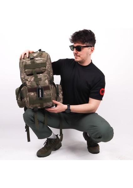 42 Lt Cırtlı Yan Cepli Tactical Sırt Çantası