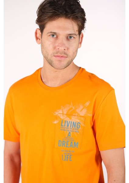 Erkek Bisiklet Yaka Tişört Y22344401001