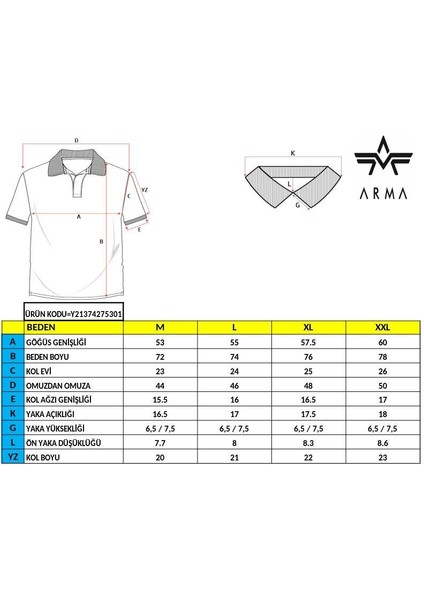 Erkek Polo Yaka Tişört Y21374275301