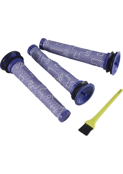 Dyson DC58, DC59, V6, V7, V8 Için 3 Paket Ön Filtre. Yedek Parça (Yurt Dışından)