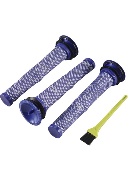 Dyson DC58, DC59, V6, V7, V8 Için 3 Paket Ön Filtre. Yedek Parça (Yurt Dışından)