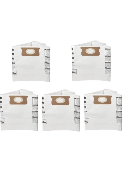 Shop-Vac 9066200 10-14 Galon Için 5 Paket Tek Kullanımlık Filtre Torbası (Yurt Dışından)
