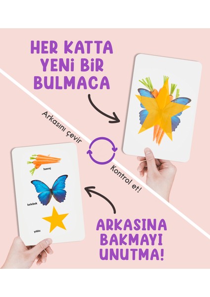 Bak Bak Saklambaç - Dikkati Geliştiren Oyun Kartları modelleri