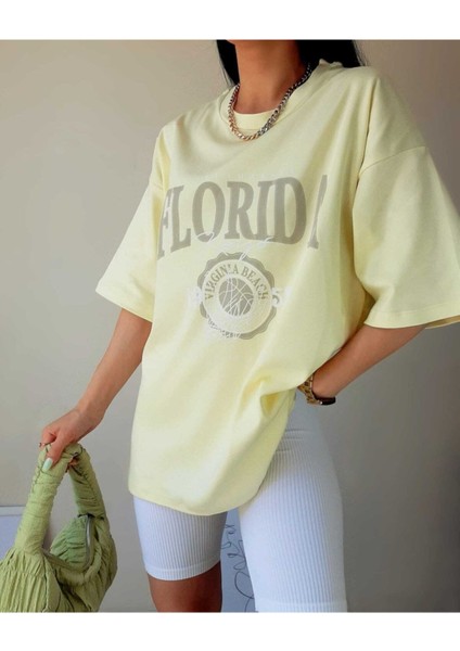Tarzsokak Florida Kadın Sarı Oversize modelleri