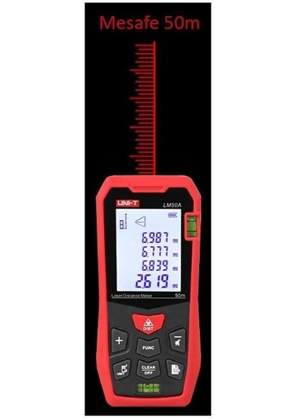 Uni-T M50A 50 Metre Lazer Metre