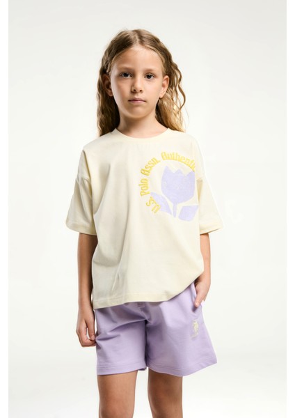 Kız Çocuk Sarı Pijama Takım 50312575-VR044