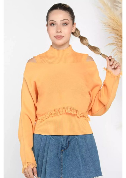 Fitilli Bluz Crop Kazak Kombinli Tirko Ikili Takım fiyatları