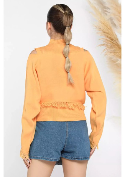 Fitilli Bluz Crop Kazak Kombinli Tirko Ikili Takım modelleri