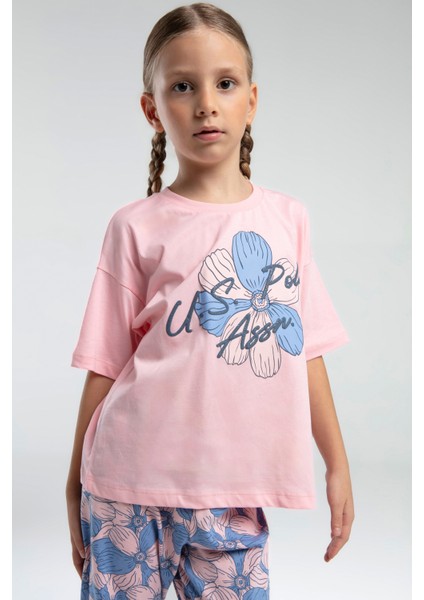 Kız Çocuk Somon Pijama Takım 50312506-VR047 fiyatları