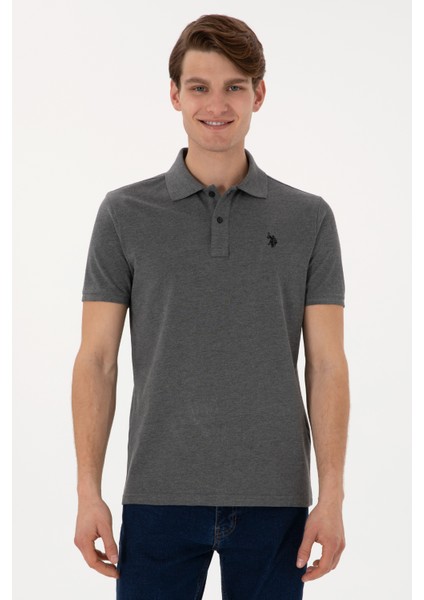 Erkek Antrasit Melanj Tişört Basic 50297984-VR081