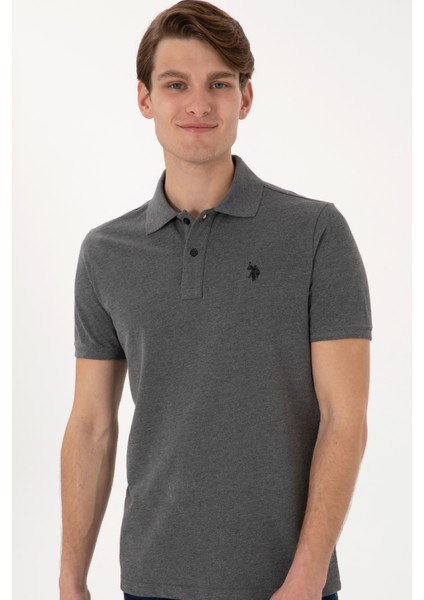 Erkek Antrasit Melanj Tişört Basic 50297984-VR081 modelleri