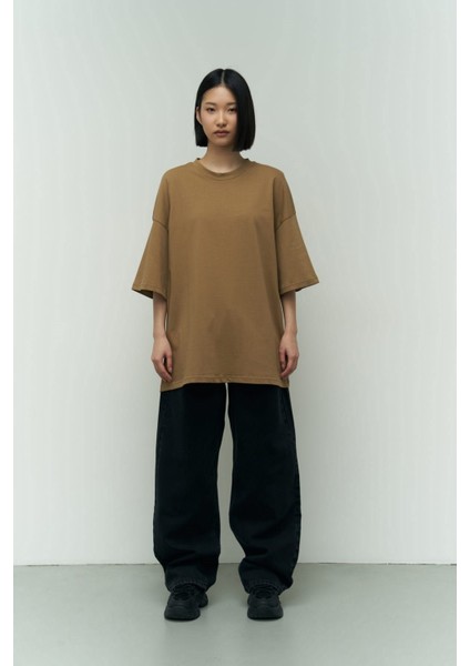 Tarzsokak I Like Mama Haki Oversize fiyatları